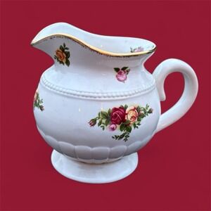 Retro Royal Albert - Old Country Roses Creamer Pitcher England New W/sticker